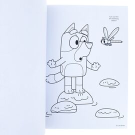 Bluey Colouring Book A4 & Sticker Set