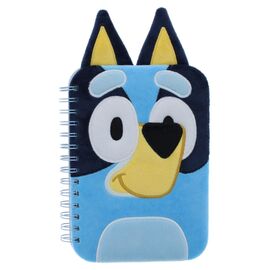 Bluey Plush Notebook Blue