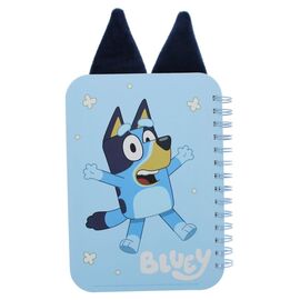 Bluey Plush Notebook Blue