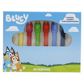 Bluey Wax Crayons 6-Pack