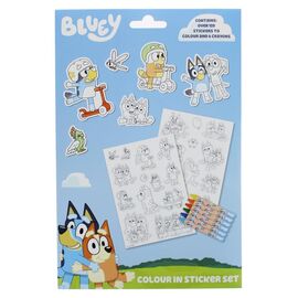Bluey Sticker Colouring Set