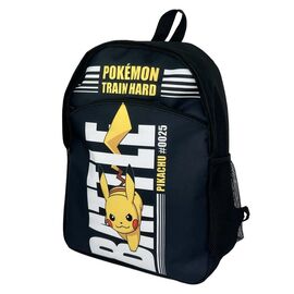 Pokémon Backpack Pokémon Train Hard Black