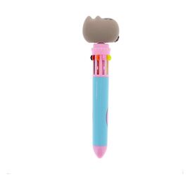 Pusheen Multi Colour Pen Spinny By The Pool Blue