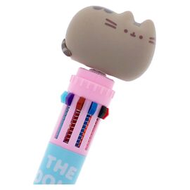 Pusheen Multi Colour Pen Spinny By The Pool Blue