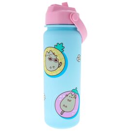 Pusheen Water Bottle Flip Top By The Pool Blue