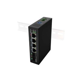 LANBERG ILGE-4P-2S-90 LIGHT INDUSTRIAL POE SWITCH 1XBT 3XAT 2XSFP DIN GIGABIT ETHERNET