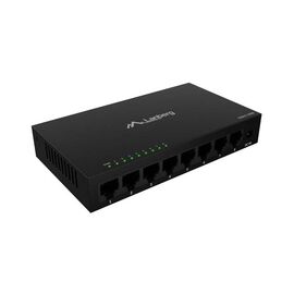 LANBERG DSM1-1008 SWITCH 8X 1GB/S UNMANAGED GIGABIT ETHERNET DESKTOP 12V (METAL CASE)