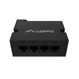 LANBERG DIN-GE4-BT-90W SWITCH 1XIN 3XOUT 1GB POE EXTENDER GIGABIT ETHERNET DIN RAIL BT 90W