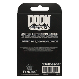 DOOM Eternal Limited Edition Pin Badge / Fan Shop and Merchandise
