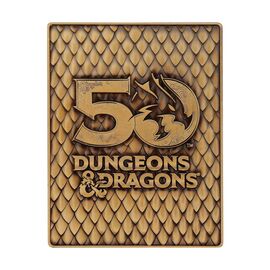 Dungeons & Dragons 50th Anniversary 1st Edition Book Cover Ingot Set / Fan Shop and Merchandise