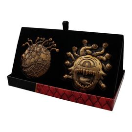 Dungeons & Dragons 50th Anniversary Beholder Twin Medallion Set / Fan Shop and Merchandise