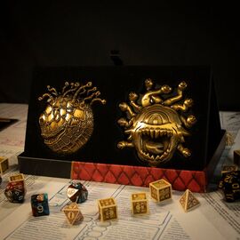Dungeons & Dragons 50th Anniversary Beholder Twin Medallion Set / Fan Shop and Merchandise