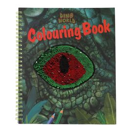 Dino World - Colouring Book With Reservible Seqins ( 0412757 ) / Toys