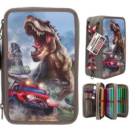 Dino World - Triple Pencil Case NEW WORLD (0013693) / Toys