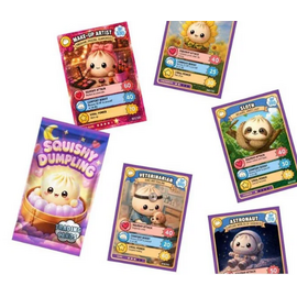 Squishy Dumplings - Collectible Cards 5 Pack (384-0001) / Toys