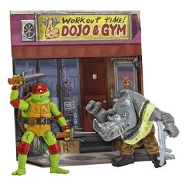 Teenage Mutant Ninja Turtles: Mutant Mayhem Battle Pack Action Figures Raphael vs. Rocksteady 11 cm