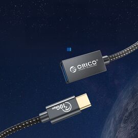Orico CAF31 USB-C - USB-A 3.1 Gen 2 10Gbps 30cm OTG adapter - black
