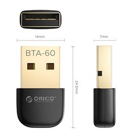 Orico BTA-60 Bluetooth 6.0 Adapter - Black