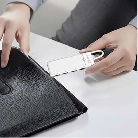 Orico PAPW4A-C3 USB Hub 4-port 4x USB-A 3.0 1 m - white