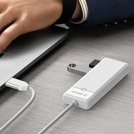 Orico PAPW4A-C3 USB Hub 4-port 4x USB-A 3.0 1 m - white