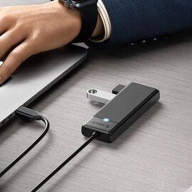 Orico PAPW4A-C3 USB Hub 4-port 4x USB-A 3.0 0.15 m - black