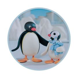PINGU - 4 Embossed Metal Coasters