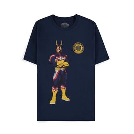 MY HERO ACADEMIA - Navy All Might Quote - Men's T-shirt (S)