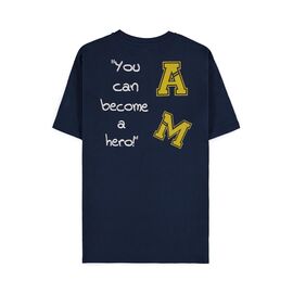 MY HERO ACADEMIA - Navy All Might Quote - Men's T-shirt (S)