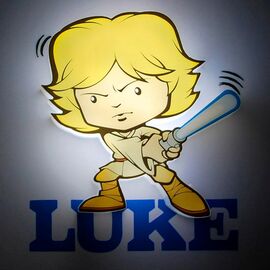 Star Wars Luke Skywalker 3D Light FX mini lamp