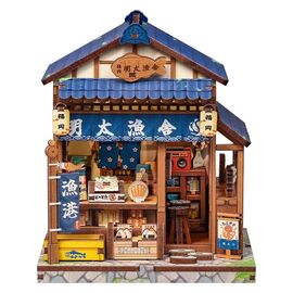 Miniature House Model Kit Fukuoka Mentaiko Kitchen 11 x 9 cm