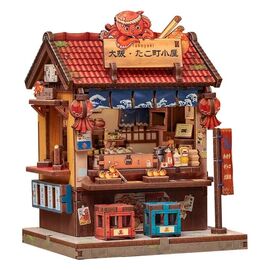 Miniature House Model Kit Osaka Takoyaki 12 x 9 cm