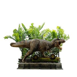 Jurassic Park Icons Statue T-Rex Breakout Set A 17 cm