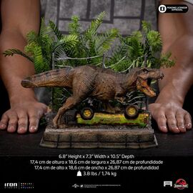 Jurassic Park Icons Statue T-Rex Breakout Set A 17 cm