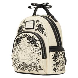 Alice in Wonderland Embroidered Floral Mini Backpack
