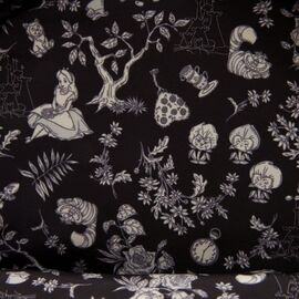 Alice in Wonderland Embroidered Floral Mini Backpack