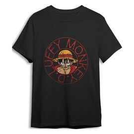 One Piece T-Shirt Monkey D. Luffy Black