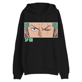 One Piece Sweater Roronoa Zoro Eyes Black Size M