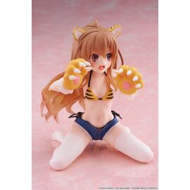 Toradora! Desktop Cute PVC Figure Taiga Aisaka (Tiger Costume Swimwear Ver.) 13 cm