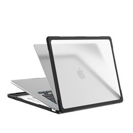 Tech-Protect Velar Case for MacBook Air 15" 2023 / 2024 / 2025 / 2026 - Transparent Black