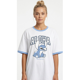 LILO & STITCH - Aloha Weird and Cute - Oversize T-Shirt Women (L)