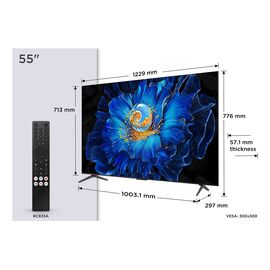 TCL C69KS 55C69KS TV 139.7 cm (55") 4K Ultra HD Smart TV Wi-Fi Metallic