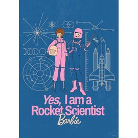 Barbie - Rocket Scientist puzzle, 1000 pcs (60992) / Toys