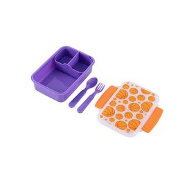 iTotal - Lunch Box with Cutlery - Basketball (ID2024) / Toys