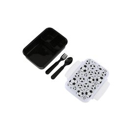 iTotal - Lunch Box with Cutlery - Football (ID2023) / Toys
