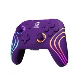 PDP Afterglow Wave Wireless Controller Purple Switch / Nintendo Switch