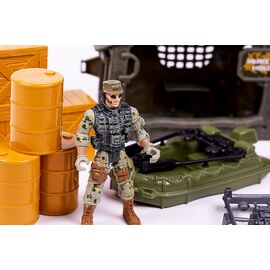 Special Forces - Military set with fighter jet, helicopter, boat and accessories (520370) / Toys