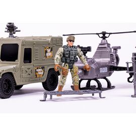 Special Forces - Military Set with Jeep, Helicopter and Accessories (520371) / Toys