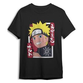 Naruto Shippuden T-Shirt Smile Black Size S