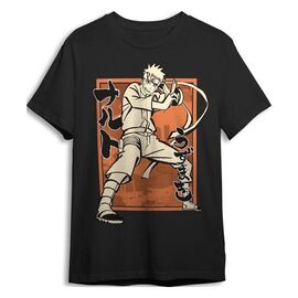 Naruto Shippuden T-Shirt Pose Black Size M