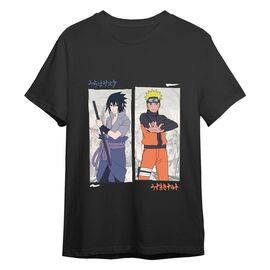 Naruto Shippuden T-Shirt Naruto vs Sasuke Black